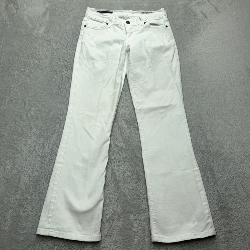 Citizens of Humanity Kelly 001 Jeans Womens 27 Low Waist Bootcut White 001-063